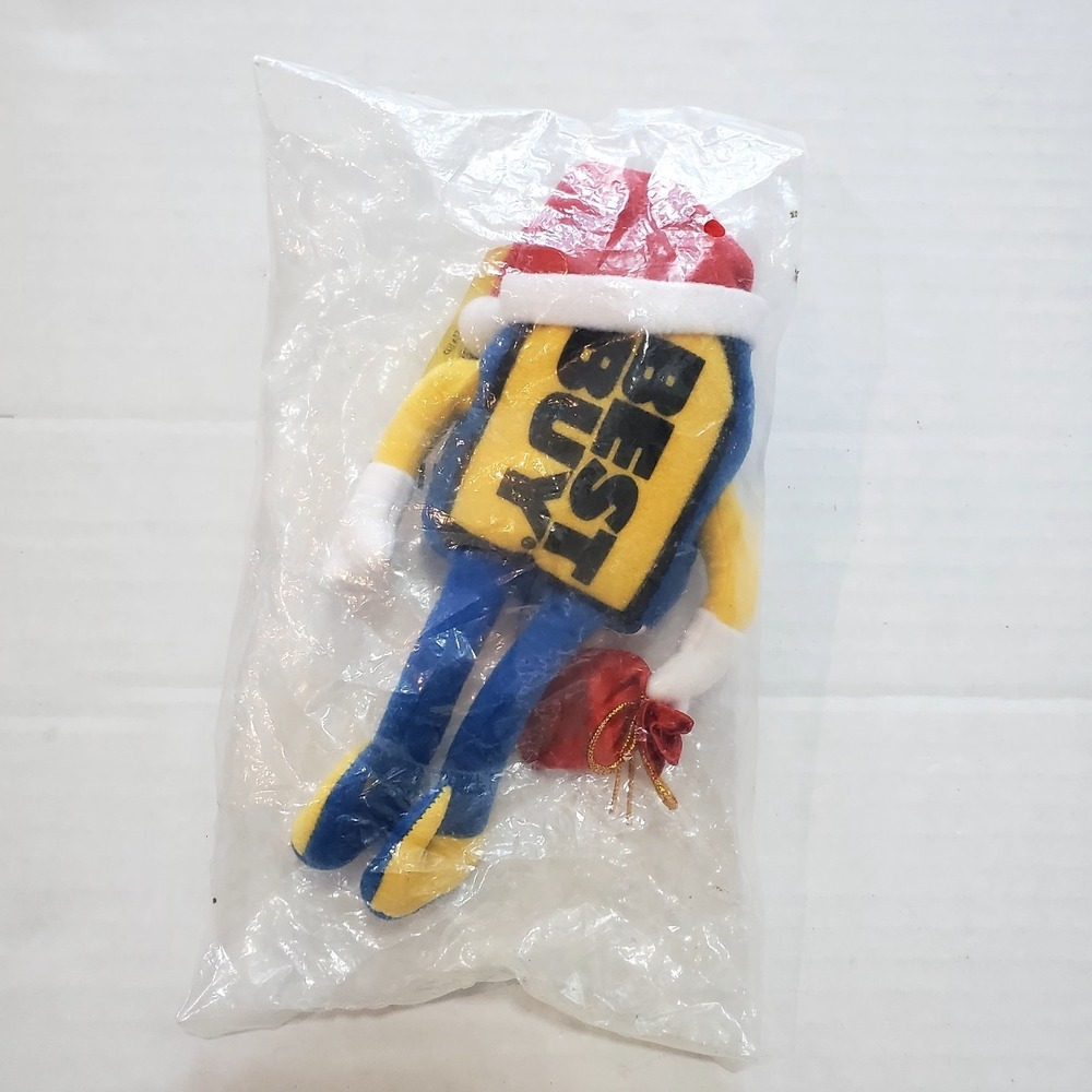 New Best Buy Holiday Magic 1999 Christmas Plush 8" Santa Promo Vintage Sealed